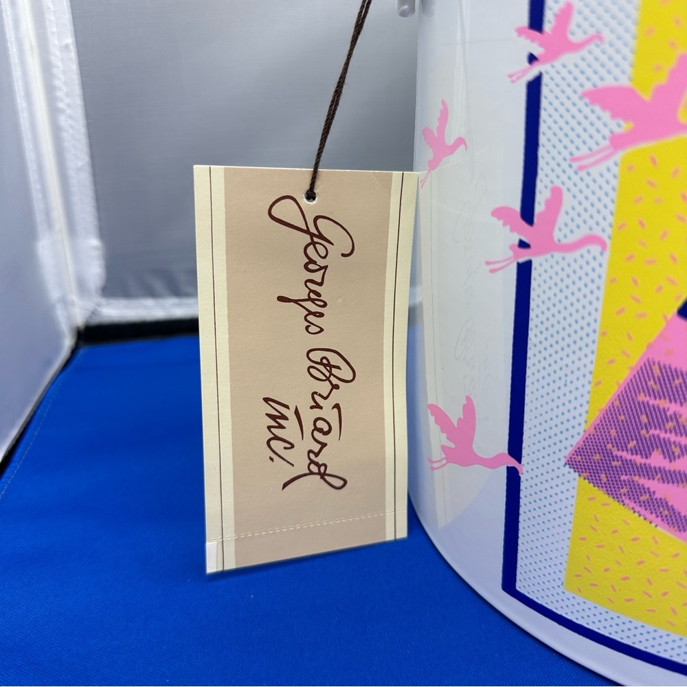 Vintage Georges Briard Retro 80s Beach Ice Bucket - Picture 2 of 10